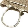 COACH Shoulder back Applique Tote Bag canvas Khaki x Gold Women F16276 Used
