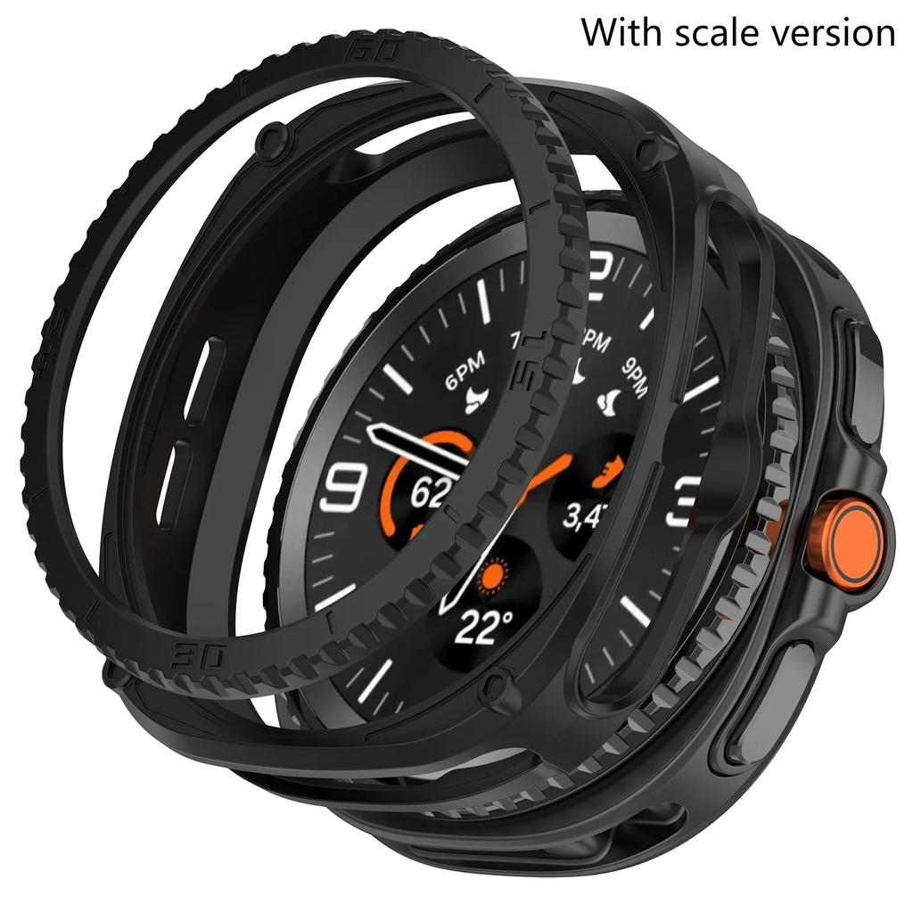 New Silicone Case For Samsung Galaxy Watch 8Classic 46 Protective Cover Shell Watch Strap Watch 8 Soft TPU Protector Accessories