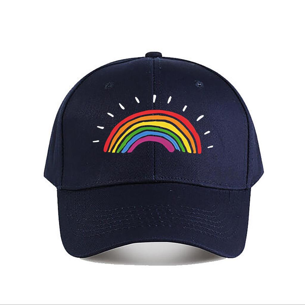 Rainbow Baseball Cap Baseball Cap Fashion Unisex Sunhat Womens Outdoor Sports Snapback Cap