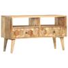 TV Stand 90 X 30 X 50 Cm Solid Mango Wood