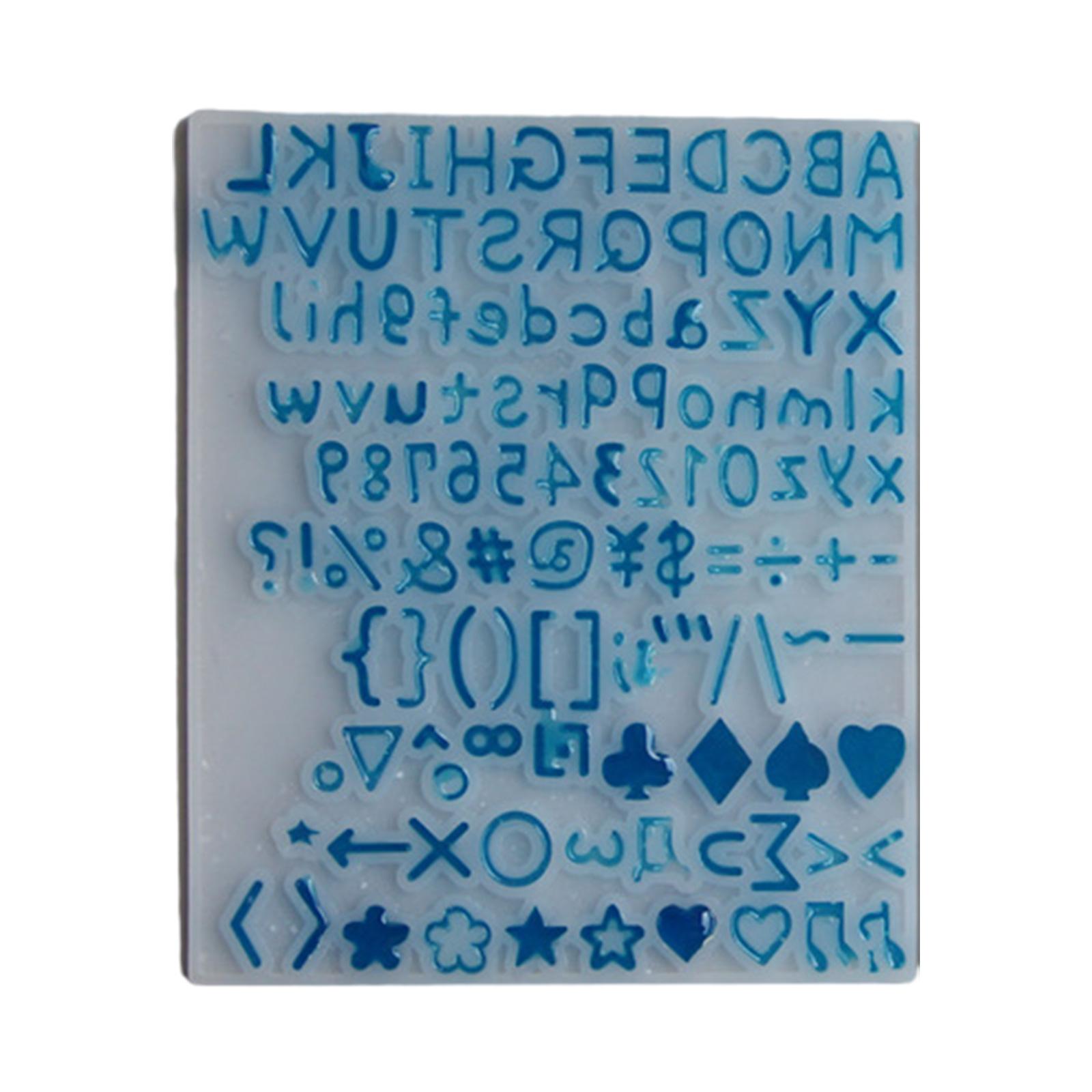 

Маленькие силиконовые формы для украшения букв и цифр, легко извлекаемые формы, мягкие гибкие формы для творческого творчества