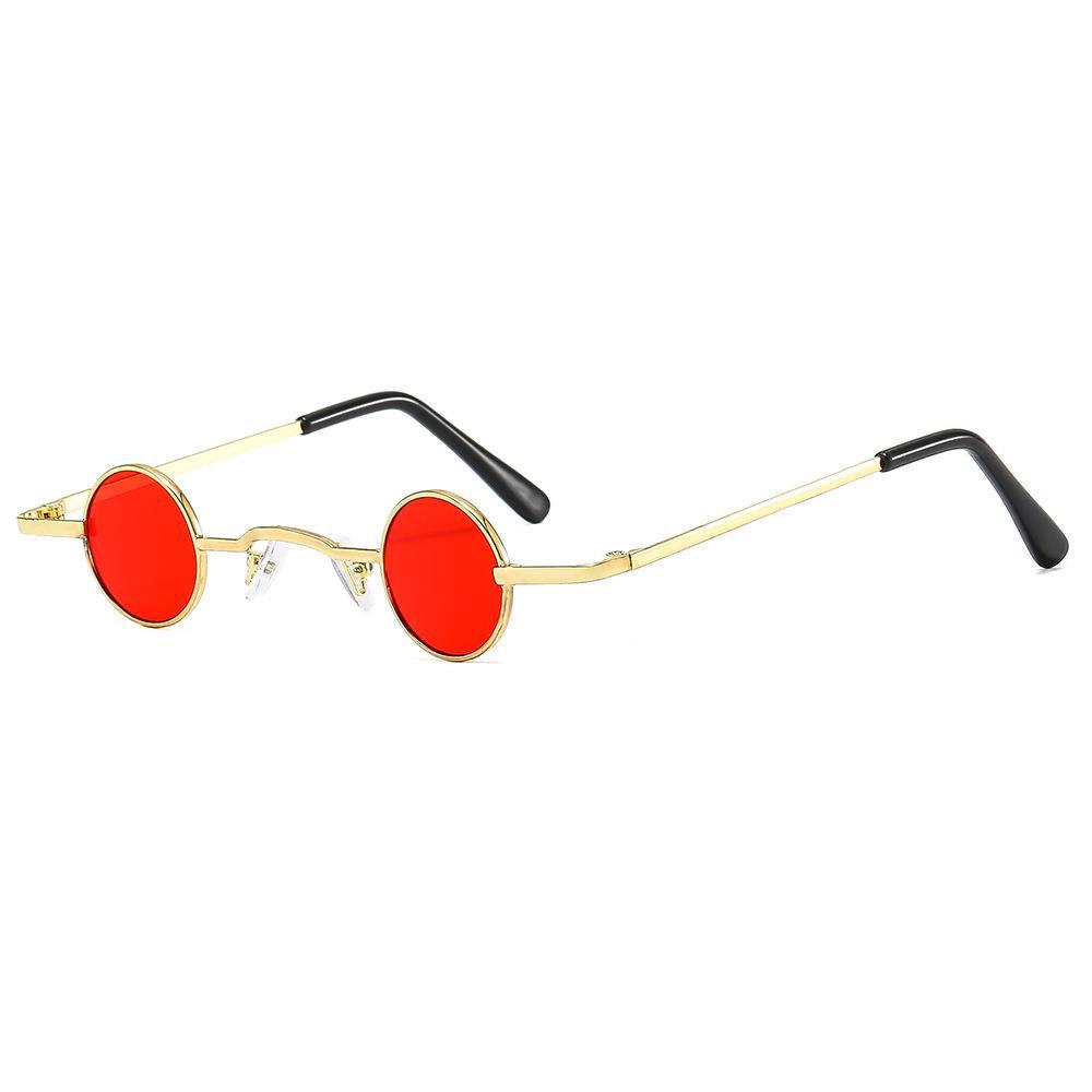 Small Frame Round Retro Sunglasses Men'S And Women'S Mini Small Round Frame Prince Glasses Glasses Hip Hop Sunglasses