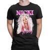 Nicki Minaj Queen of Rap T Shirts Rapper Singer Music Pure Cotton Clothes Funny Short Sleeve Round Neck Tees Printed TShirt