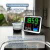 8-in-1  Wireless Smart Solar-Powered Ultrasonic Water Level Monitor with Alarm 150m Remote Monitoring Tank Level Monitor