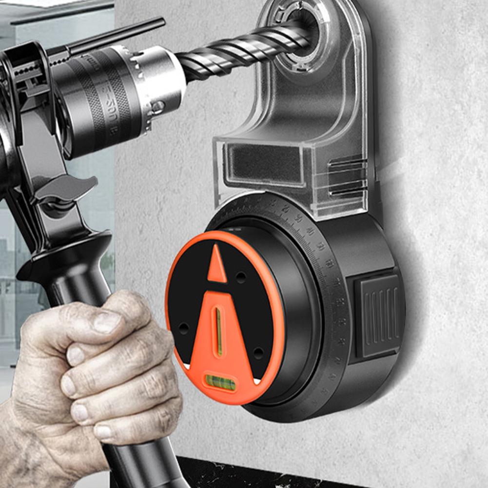2 v 1 Sběrač prachu k vrtačce 360° Laserová vodováha Nástavec pro sběr prachu k vrtačce Nástroj pro čištění prachu pro vrtací příslušenství