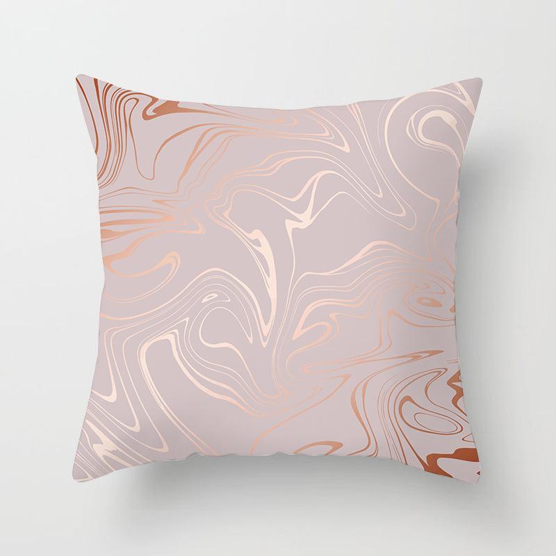 New Rose Gold Pink Peach Skin Pillow Cover Home Sofa Pillow Cushion Cover
