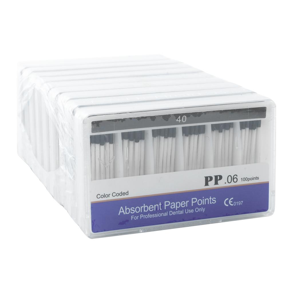 10 cutii Puncte de hârtie absorbantă dentară Vârfuri de hârtie absorbantă de umiditate Taper 0,02 0,04 0,06 Endodonție Clinici dentare Consumabile