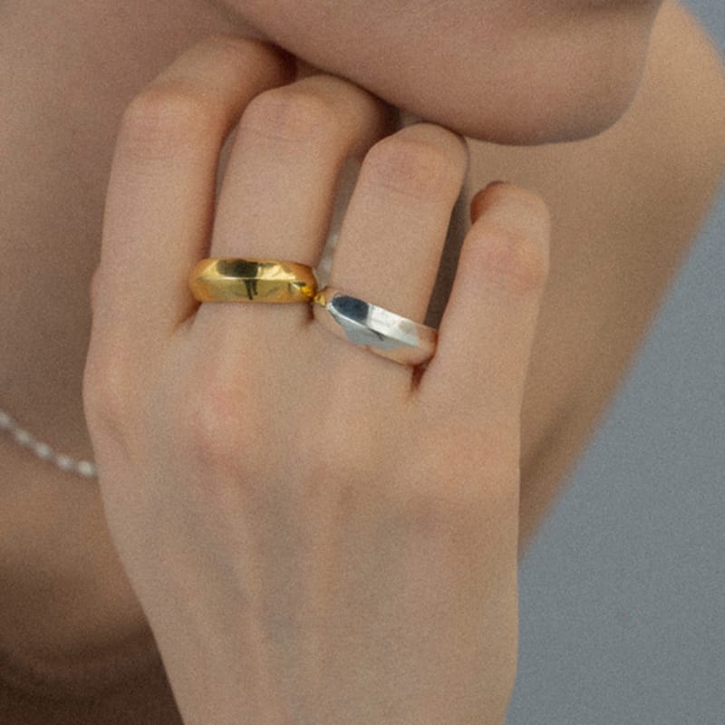 NORMALLEE [Silver 925] Angle Ring