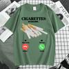 Cigarettes Is Calling T Shirt Funny Smoker Meme Tee Shirt Unisex Women Fashion Vintage Humor Short Sleeve Oversized Cotton Tshirt