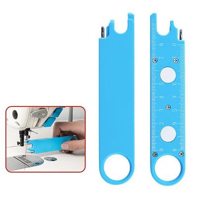 Simple Quick Threading Device for Sewing Machine, One-Second Threading Automatic Needle Threader Stitch with Magnetic & Ruler