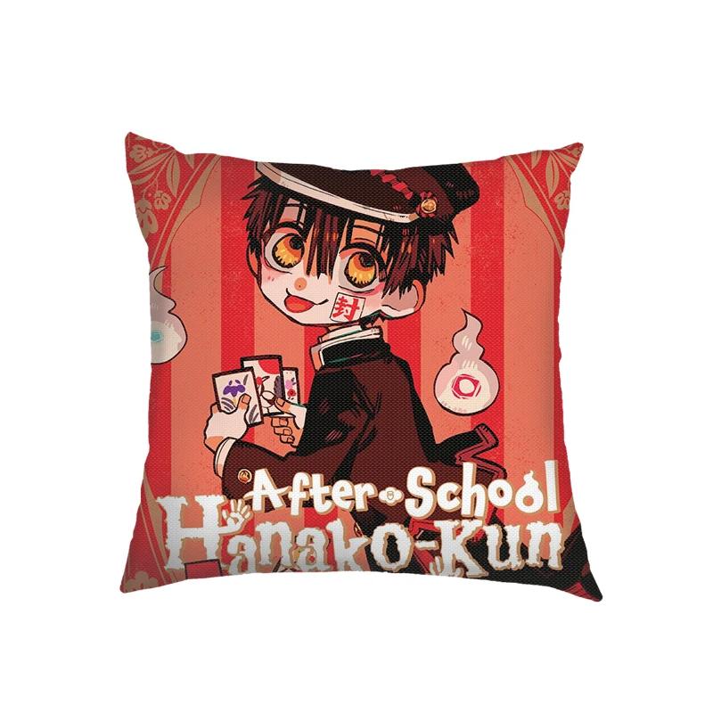 Toilet Bound Hanako Kun Druck Kissenbezug Houkago Shounen Hanako-kun Kissenbezug Sofa Heimdekor Cartoon Zierkissenbezüge