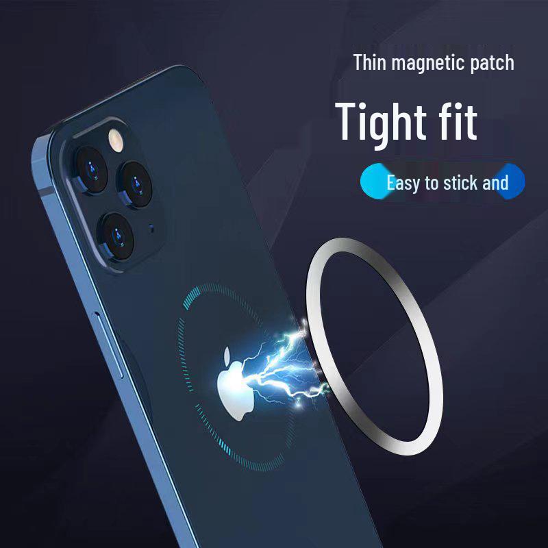 Universal MagSafe Magnetic Phone Case Charger with Stand and Ring