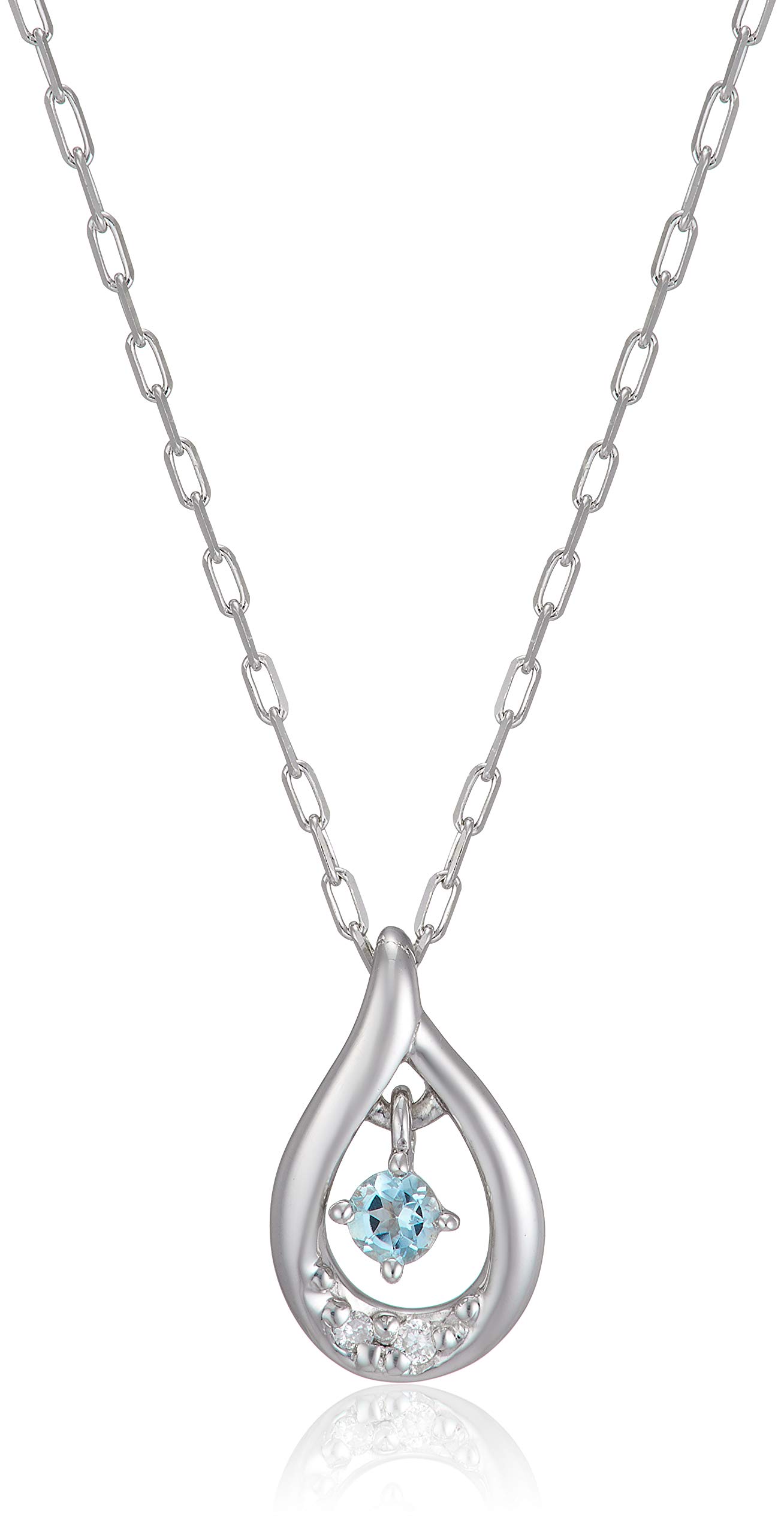 

K10 White Gold Necklace [Yondo Sea] 4℃ 11181-612-3212-00-00 Women s