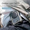 Portabale Waist Fan, 3 Speeds Handsfree Waist Hanging Body Fan, 12000mAh USB Rechargeable Power Bank Portable Cooling Fan, Belt Fan for Outdoor Hiking
