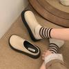 Fashion Cover Toe Beige Heeled Sandals Shoes House Slippers Platform Slides Slipers Women Black 2025 Retro Shoes Woman 2025 Female Slipp