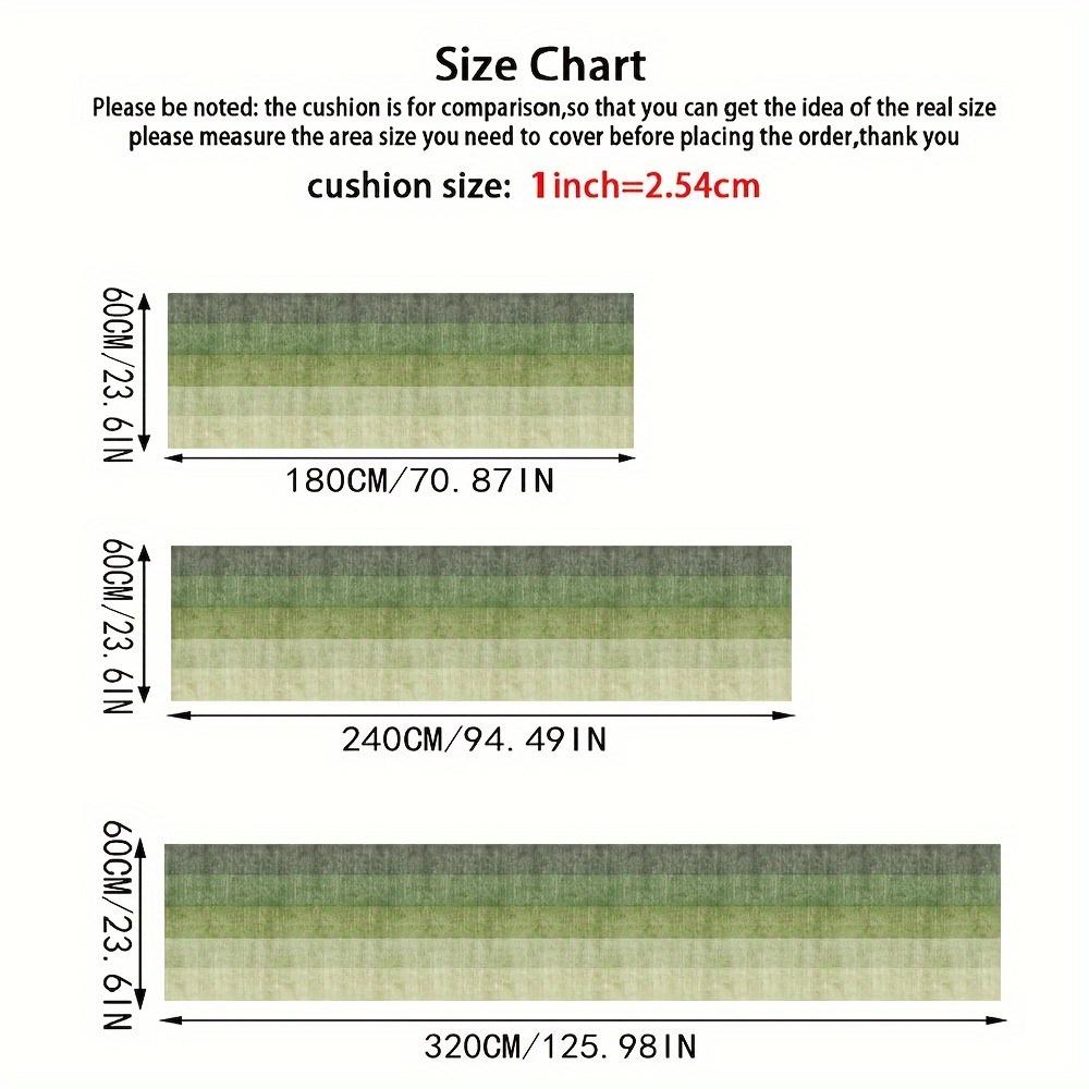 

VIKAMA Emerald Green Carpet Modern Style Runner Rug Non-Slip Easy Clean Doormat Kitchen Rug Carpet For Live Room Home Decor 40X120CM (1.3X3.9FT