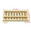 Brass Mini Abacus Keychain Car Key Hanging Accessory Bag Decorative Accessory