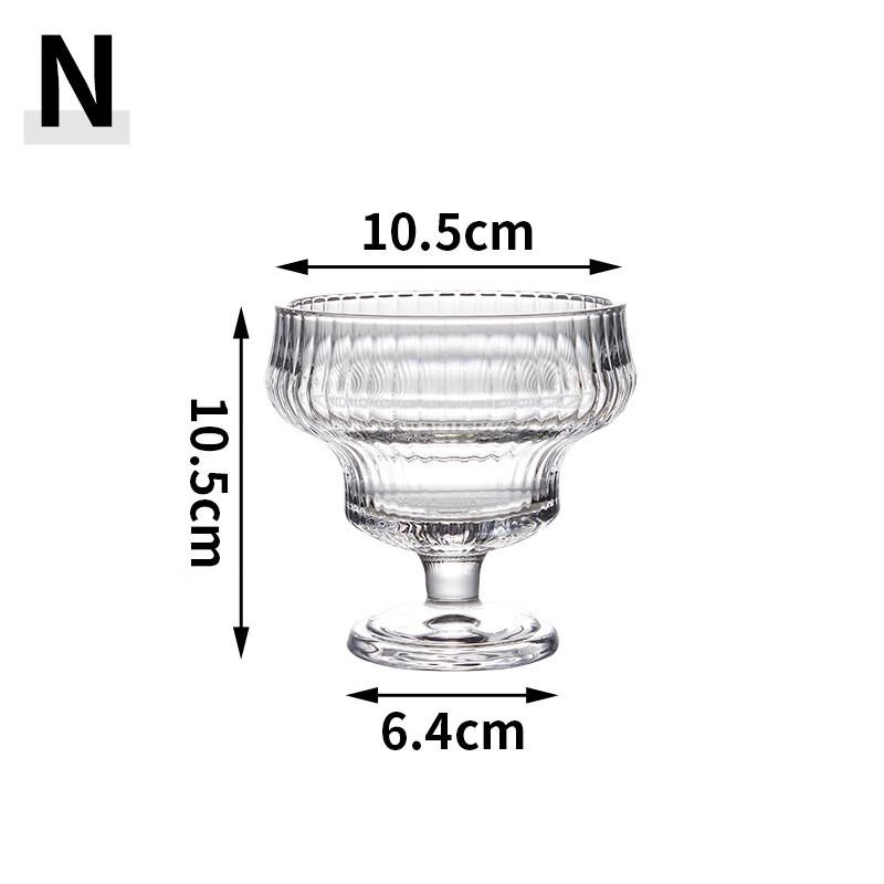 Shangqi Glass Ice Cream & Dessert Bowl Set