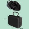 EVA Case with Handle Slots Cell Phone Carrying for Travel Outdoor Gray
