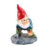 Dwarf Decorative Ornaments Durable Resin Decor Cute Gnome Figure Decorations for Home Outside Yard