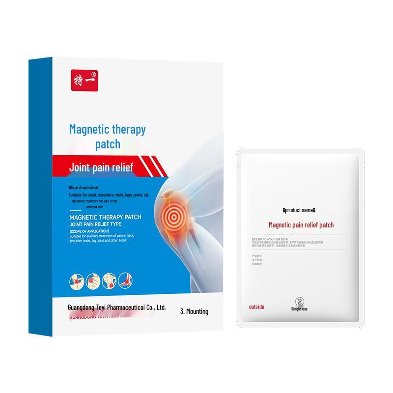 Te Yi Magnetfeldtherapie-Pflaster zur Linderung von Gelenkschmerzen, Lenden- und Schulterschmerzen, Verstauchungen, Prellungen, als unterstützende Behandlung