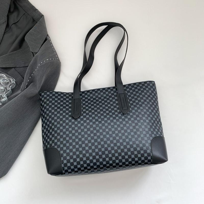 Stylish Pu Large Capacity Tote Bag For Women Casual Commuting Autumn Fashionable Design