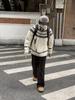 Retro Fair Isle Jacquard Bestickter Pullover - Frühherbst Strick mit Rundhalsausschnitt und Langen Ärmeln