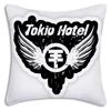 Hot Rock Band Tokios Hotels Pillow Covers Cartoon Sofa Decorative Home Double-Sided Printing Short Plush Cute Cushion Cover