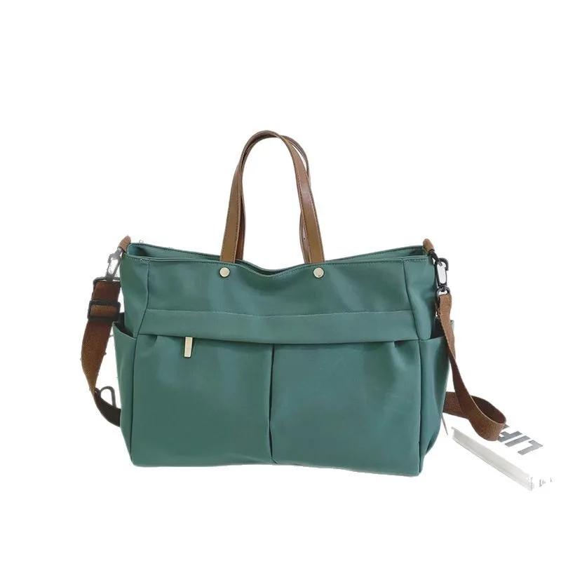 Nylon Tote Bag Women Versatile Crossbody Shoulder Bag Lightweight Student Commuter Purse Everyday Carry On