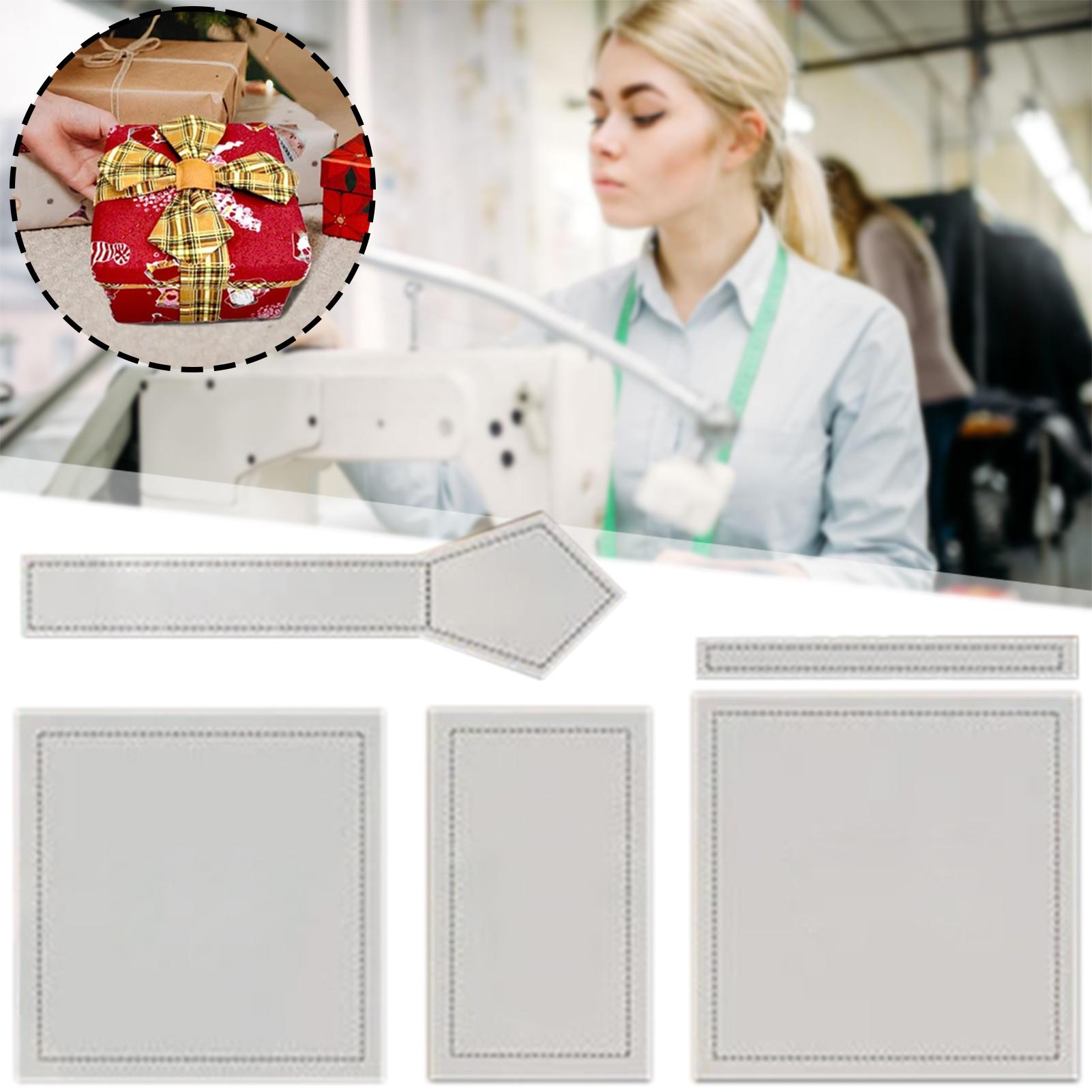 11pcs Fabric Present Boxes Quilting Templates Portable Quilting Rulers Acrylic Stencils For Household Small size