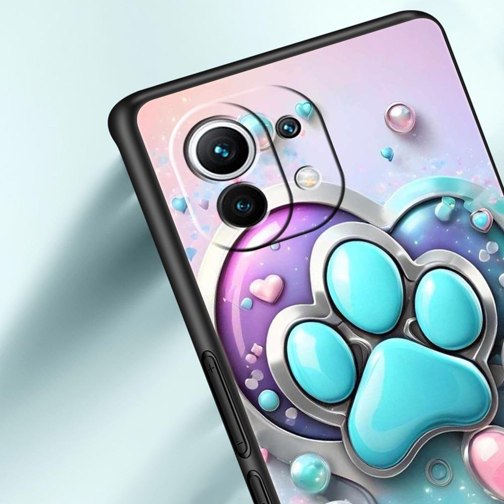 Og Paw Print Aesthetics Phone Case Cover for Xiaomi Mi 17 15 14 13 12 11 Ultra 15T 14T 13T 12T 11T Pro Lite 5G Soft TPU Shell