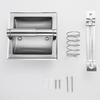 Wall Mounted Toilet Paper Holder, Recessed Toilet Paper Holder, Space Saving Design, Stainless Steel Paper Towel Dispenser