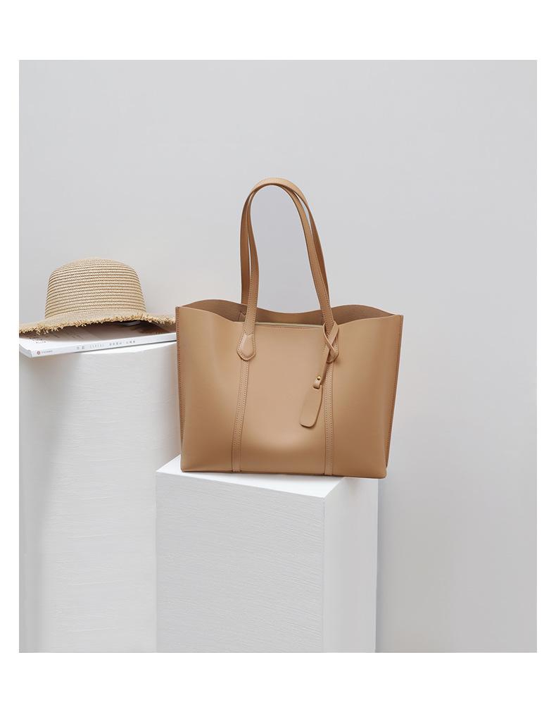 Women's Genuine Leather Large Capacity Summer Tote Bag