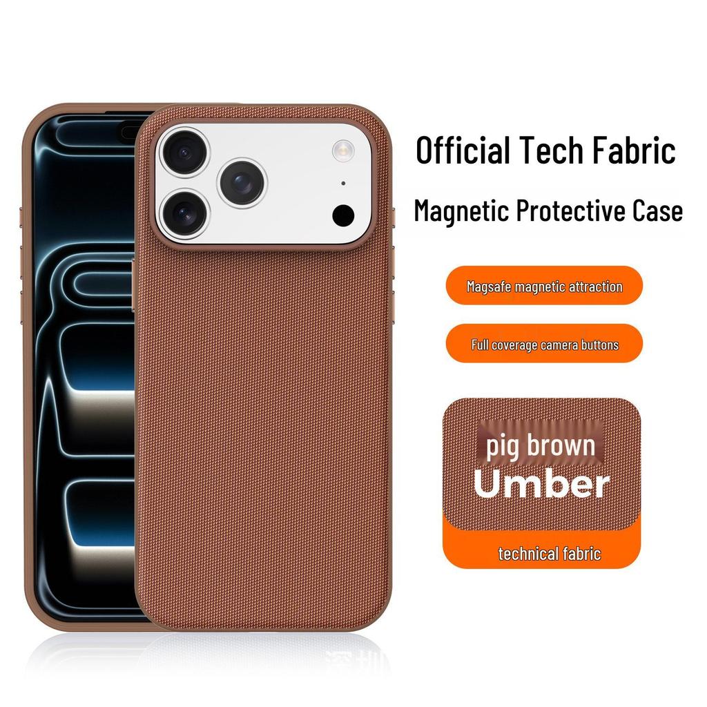 iPhone 17 Pro Max Magnetisches Tech-Stoff-Case mit KI-Kamerataste für Apple 16/15
