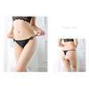 Erotic Panties Sexy Women G-String Contrast Lace Satin Thongs Seamless Thin Belt Female Lingerie Underwear Low Waist Comfortable Bikini Briefs