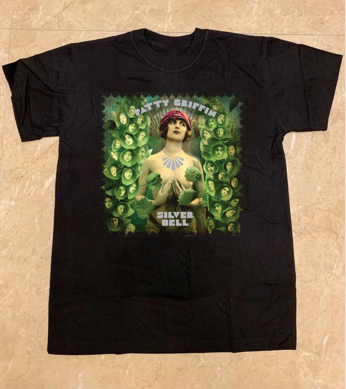 Patty Griffin Silver Bell Black Cotton Shirt S-5XL CL712 XXXXL