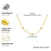 18k Gold Plated Choker Necklace for Women, Gold Plated Stainless Steel, Bowknot Heat Butterfly Collar Bone Chain Necklace