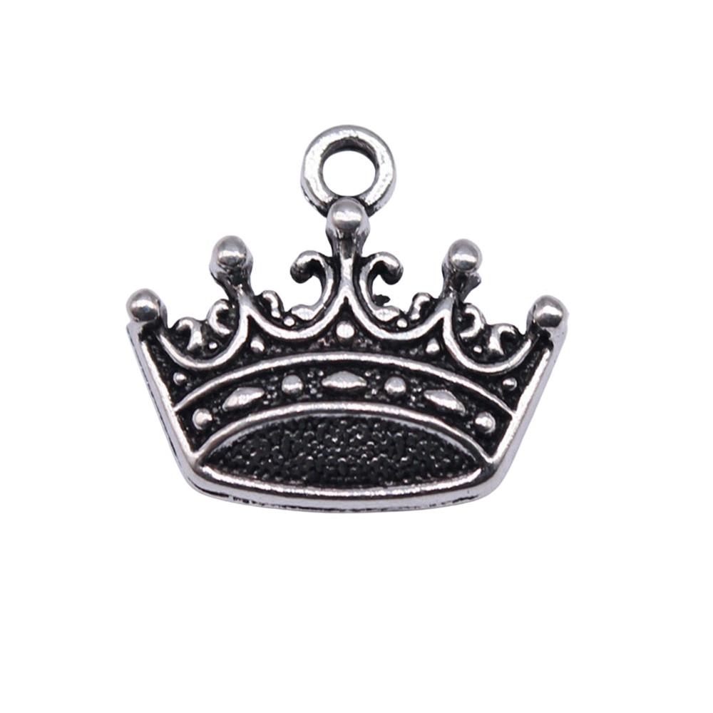 Charms Crown Pendants Minimalist Jewelry Components QC035