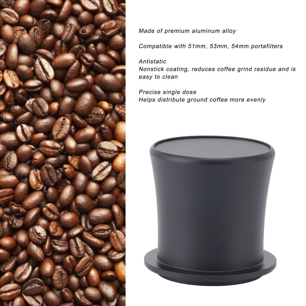 Aluminum Alloy Coffee Dosing Cup Black Espresso Dosing Cup Metal Dosing Cup Barista Grinder
