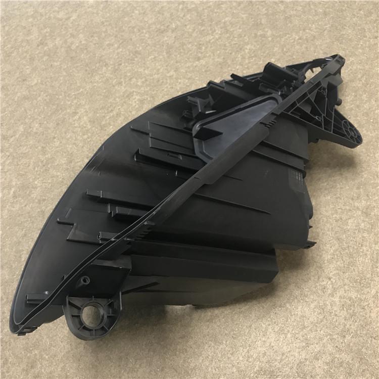 Qashqai 08-14 Headlight Back Shell: Black Plastic Lamp Holder Base