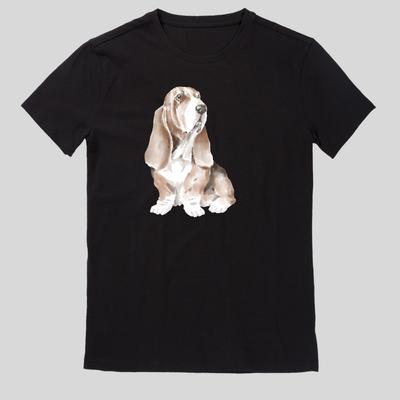 Hunde T-Shirt Basset Hound Dog Tiermotiv RasseWird in neuem Fenster oder Tab geöffnet