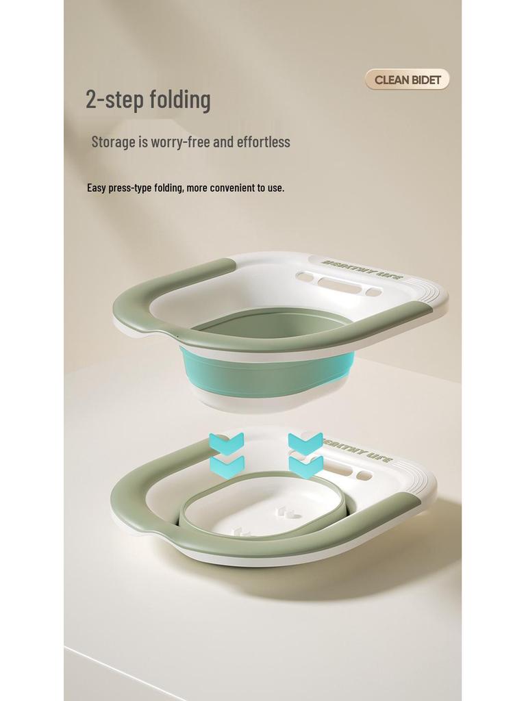 Foldable Squat-Free Postpartum & Gynecological Wash Basin for Pregnant Women