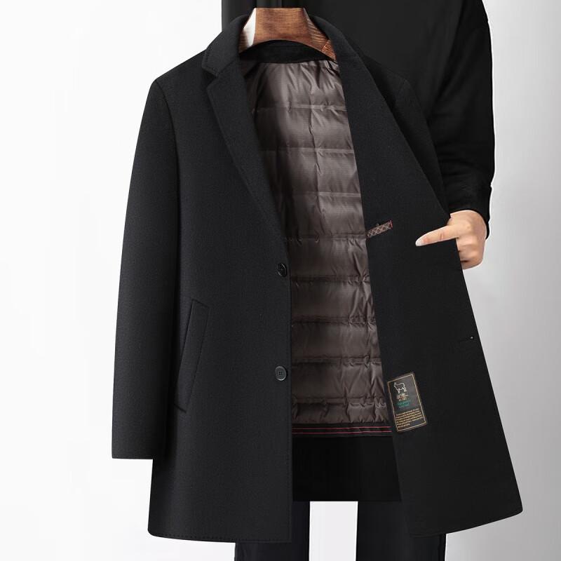 FAPAI.EC Men's Double-faced Wool Overcoat D441811825