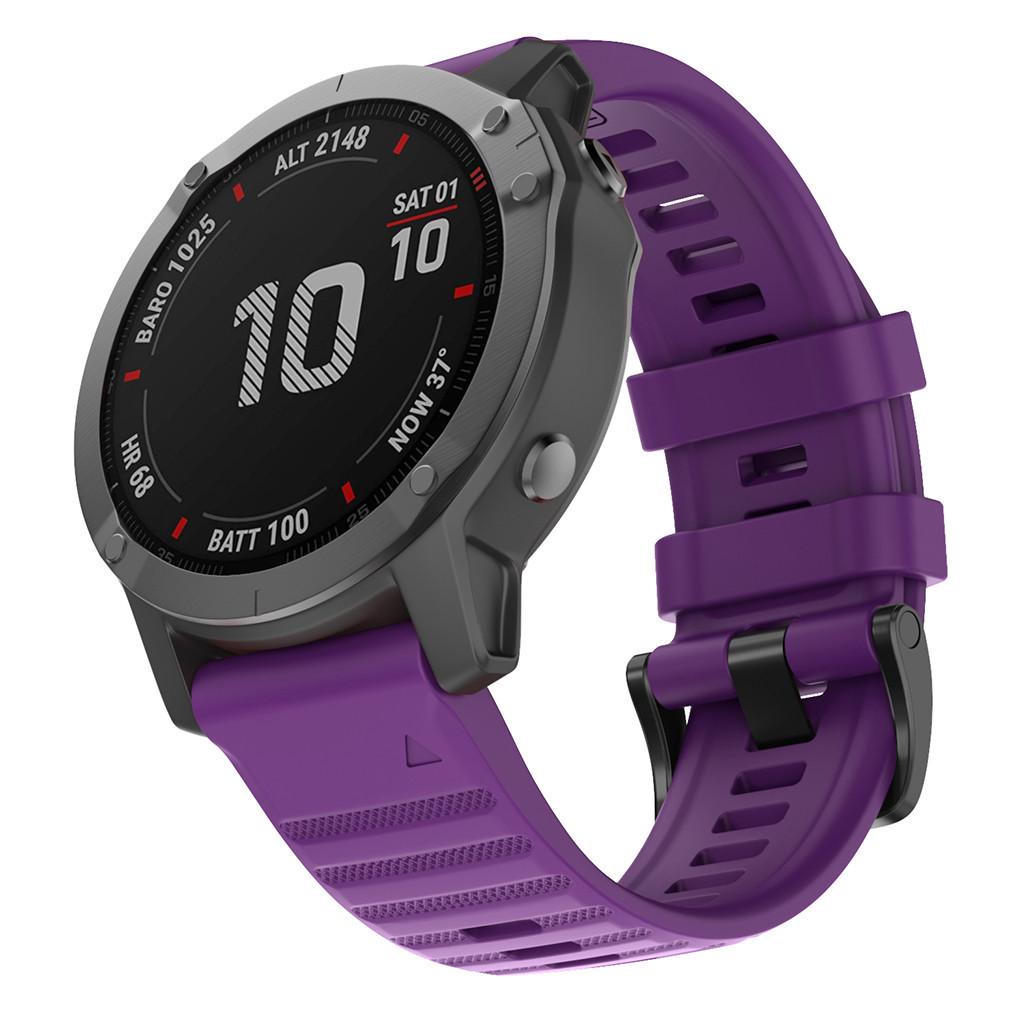 Silikon-Schnellverschluss-Uhrenarmband für Garmin Fenix 6, 6x, 5 und Fenix 3 (22mm/26mm)