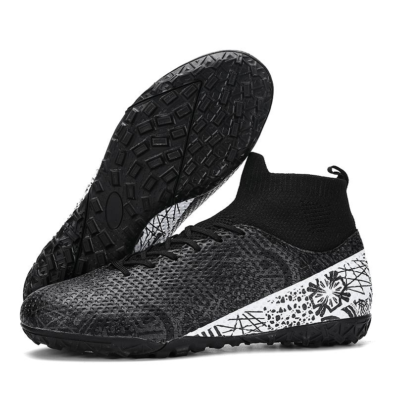 Football Shoes   FANQISON  Men's High-top Socks Football Shoes, Youth Sports Shoes Football Training Shoes Children Football Boots