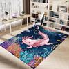 1PC Axolotl Ocean Extra Large Non-Slip Floor Carpet, Office, Family, Bedroom, Studio - Large Area Rug,Longlasting Material-K0414