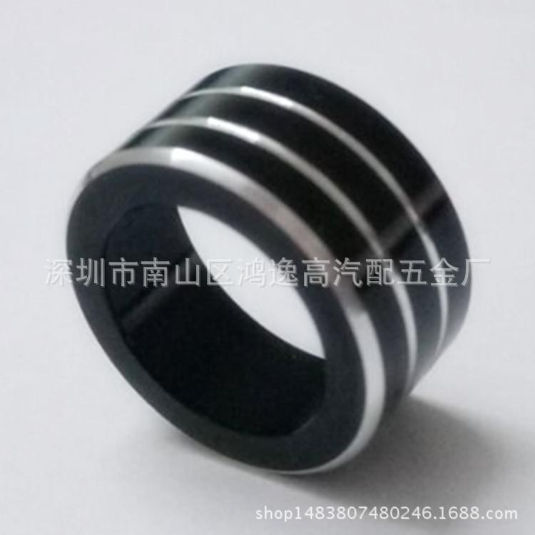 New Jetta Rearview Mirror Decor: Aluminum Alloy Upgrade Ring