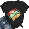 Black History Shirt for Women I Am Black History African American Month T-Shirt Juneteenth Tee Tops