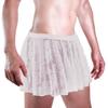 Pánské Boxerky Nízké Boxerky Sukně Tanga Krajkové Kalhotky Spodní prádlo Transvestite Kalhotky Crossdresser Průhledné noční prádlo Noční prádlo