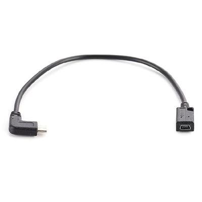 90-Grad Typ-C auf Mini-USB Verlängerungskabel Mini-USB Buchse auf USB-C Stecker